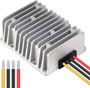 Cllena DC 24v to 12v Converter 40A 480W Voltage Reducer Regulator Power Supply Buck Converter Transformer for Golf Cart Auto Car Truck Vehicle Boat