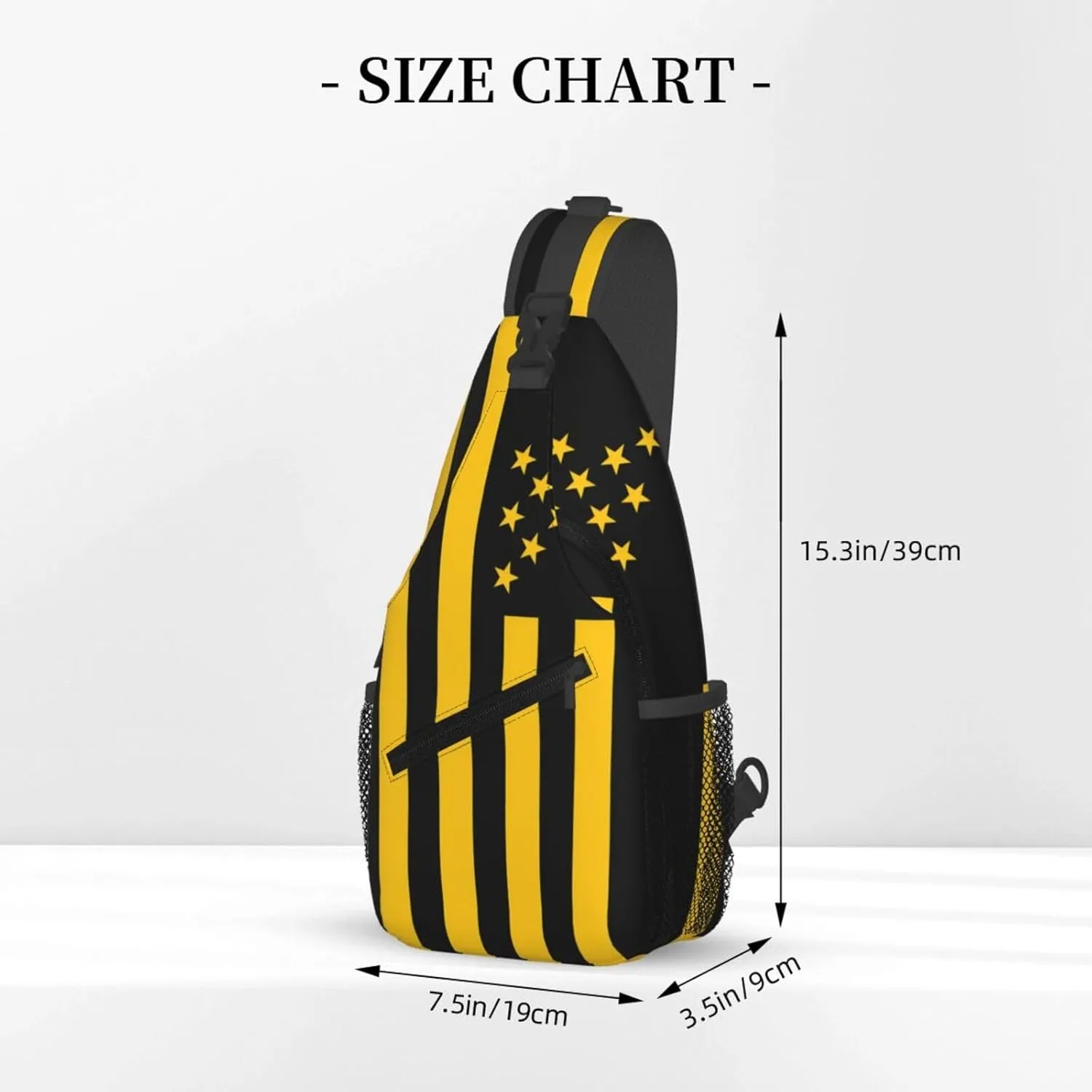 Club Atletico Penarol Flag Small Crossbody Backpack Sling Bag For Men Women Mini One Shoulder Chest Bags Gym Sport Travel Hiking Daypack
