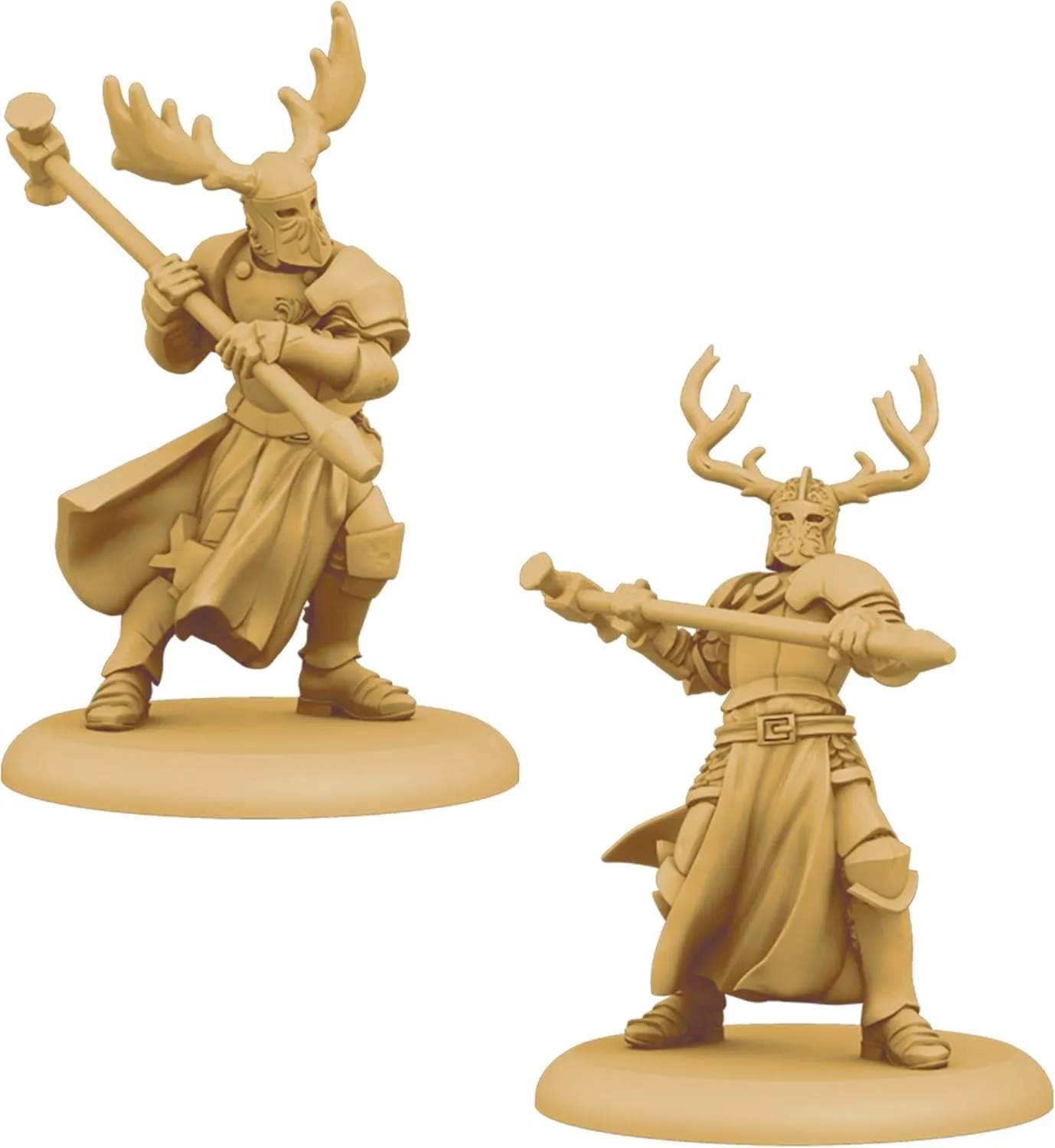CMON A Song of Ice and Fire Tabletop Miniatures Baratheon Stag Knights Unit Box | Strategy Game for Teens and Adults | Ages 14  | 2  Players | Average Playtime 45-60 Minutes | Made