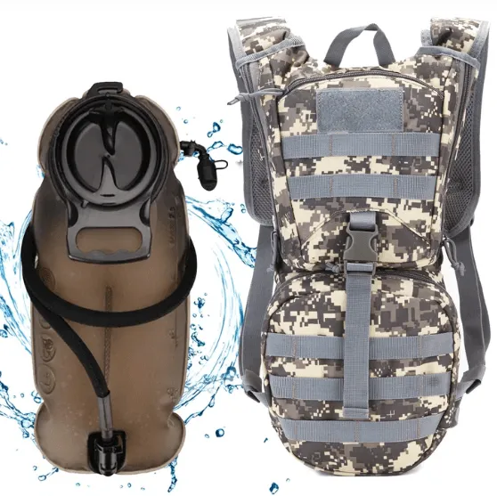 Complete Hydration Backpack Bundle Including a 3L Water Bladder