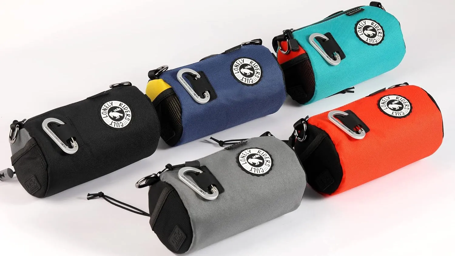 COURSIER COLLECTION Neo Porter Bike Feed Bag for Handlebar, with front eyelet accommodating lights and sunglasses and a shoulder strap for easy transport