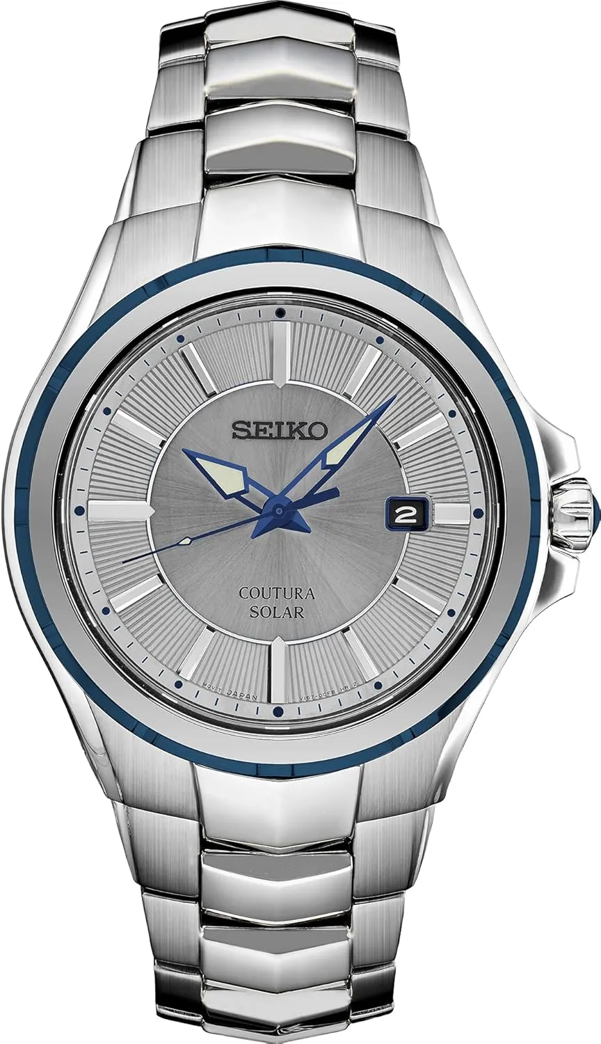 Coutura Men's Solar Diamond Dial Watch