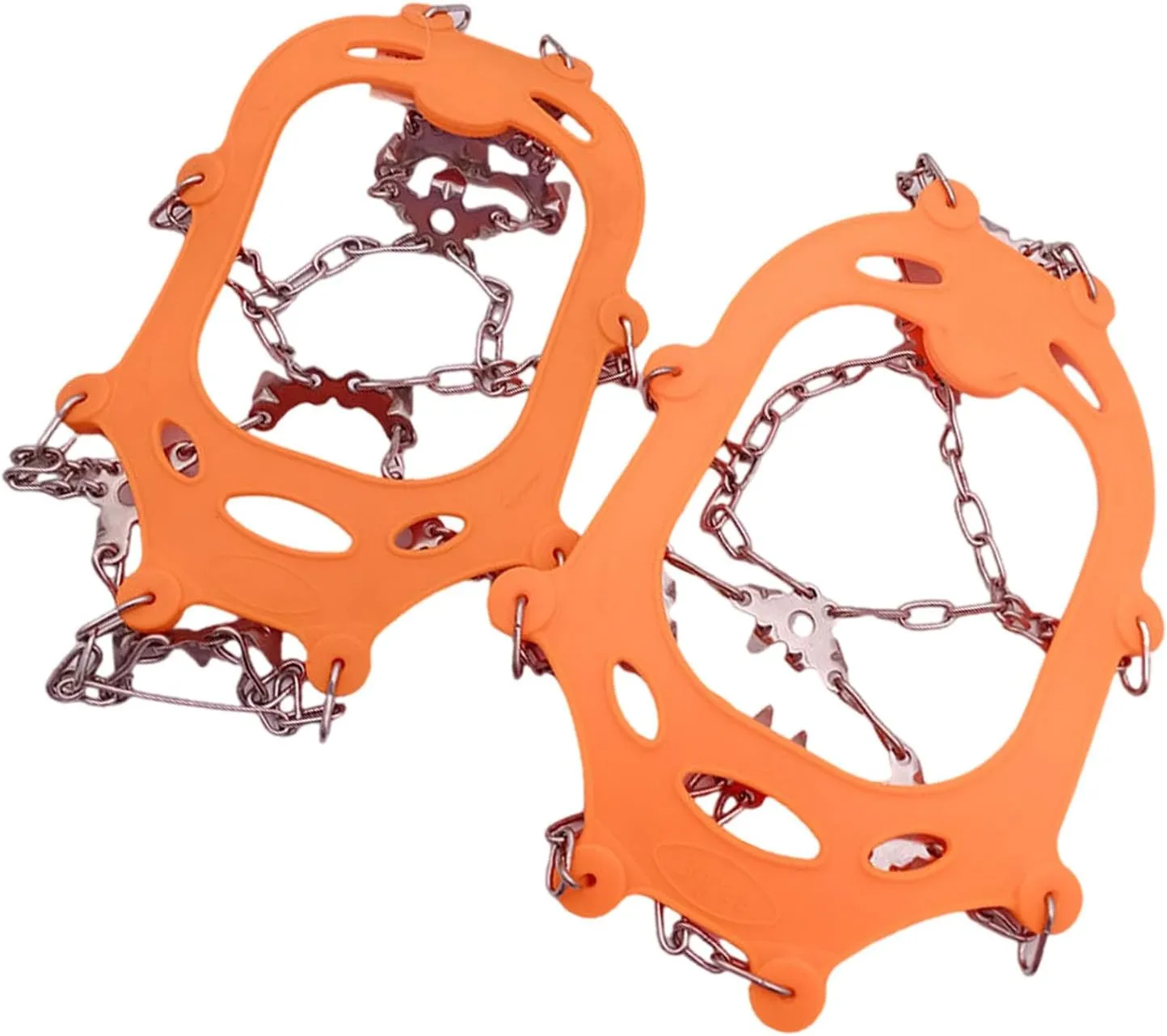 Crampons for Mountaineering Outdoor 24 Teeth Ice Climbing Crampons Ice Crampons Snow Skid Spikes Winter Clip