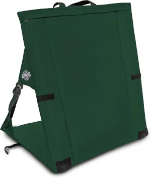Crazy Creek Original LongBack Chair, Portable Chair for Camping and Stadiums, High Density Foam Cushion, Comfortable and Adjustable Back Support, Lightweight and Foldable,Forest Green