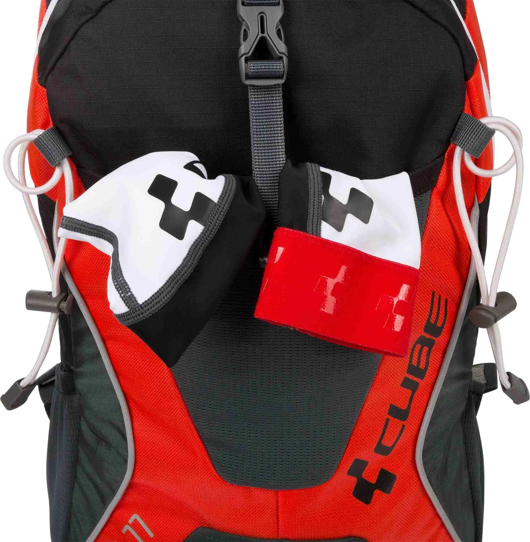 CUBE Backpack Pure 11 Black/Flashred