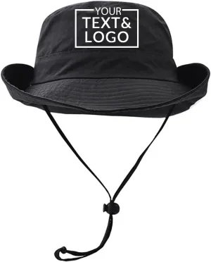 Custom Boonie Hat,Personalized Bucket Hat,Customized Fishing Hat Sun Protection Hat Beach Hiking Rowing Kayaking Hat