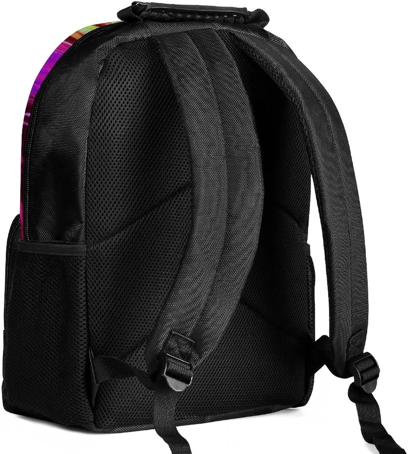 Cute Abstract Owl Psychedelic Art Rucksacks Lightweight Multipurpose Anti-Theft Shoulder Bag Big Capacity Traveling & Camping Backpack With Side Pockets