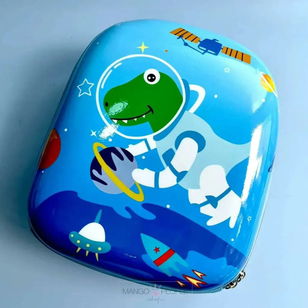 Cute and Fancy Dinosaur Theme  Hard Egg-shell Backpack For Kids