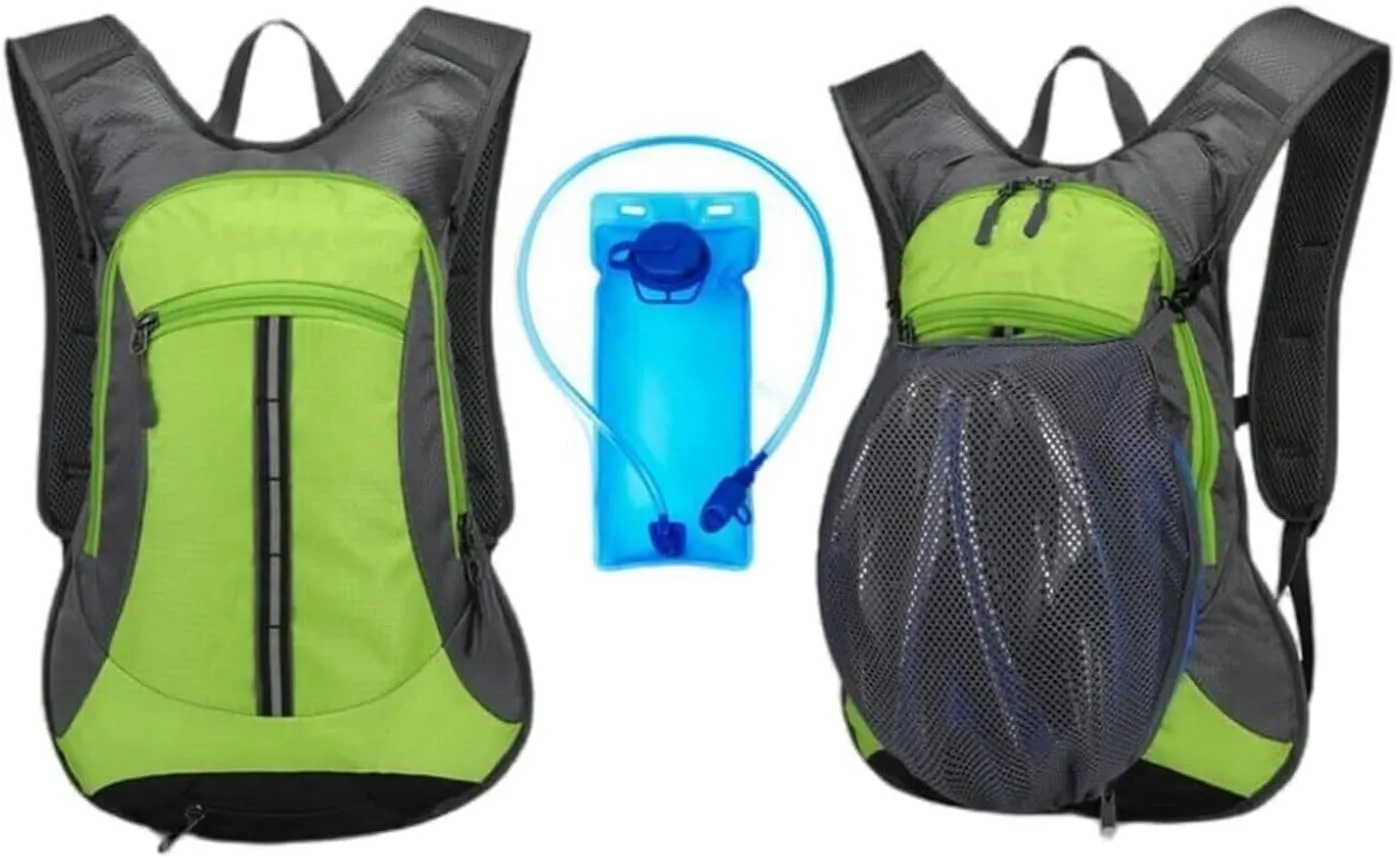Cycling Backpack Bladder Backpack Ultralight Bicycle Bags Travel Bag Outdoor Sports Running MTB Bike Bag(Blue)