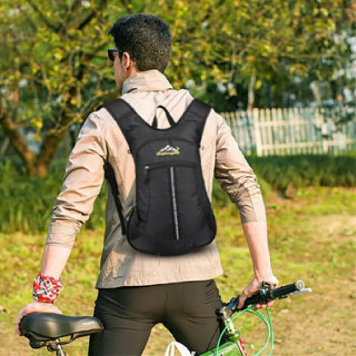 Cycling Backpack Bladder Backpack Ultralight Bicycle Bags Travel Bag Outdoor Sports Running MTB Bike Bag(Blue)