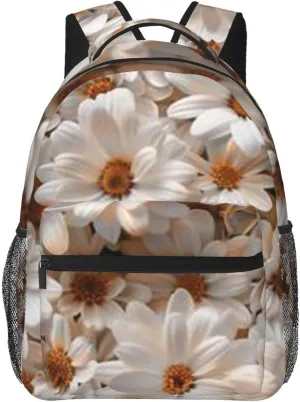 D-aisy Casual Student Backpack With Adjustable Shoulder Straps And Cushioned Back For Comfort Black