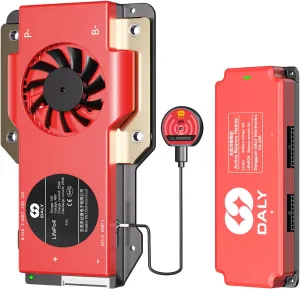 DALY BMS 48V 16S 250A Balance - Smart Bluetooth BMS with 5A Active Cell Balancing for 48V LiFePO4 Battery Pack Golf Carts Electric Motors Solar Energy Power Systems