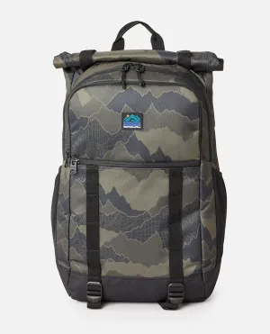 Dawn Patrol 30L Backpack in Black & Olive
