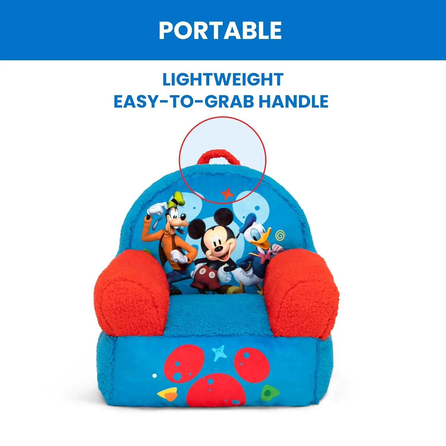Delta Children Cozee Buddy Chair, Mickey Mouse