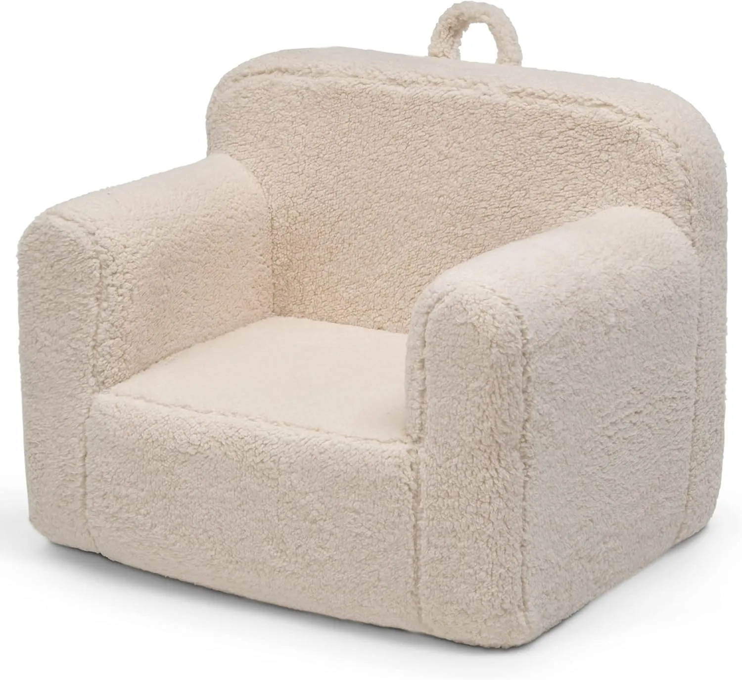 Delta Children Cozee Sherpa Chair, Cream