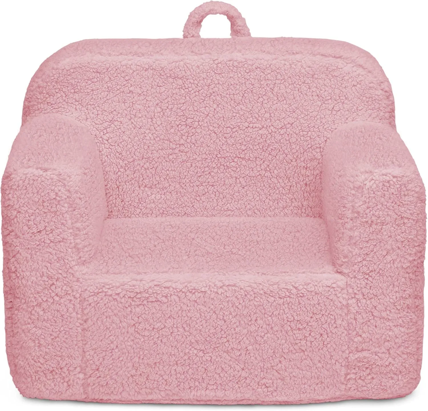 Delta Children Cozee Sherpa Chair, foam, Pink