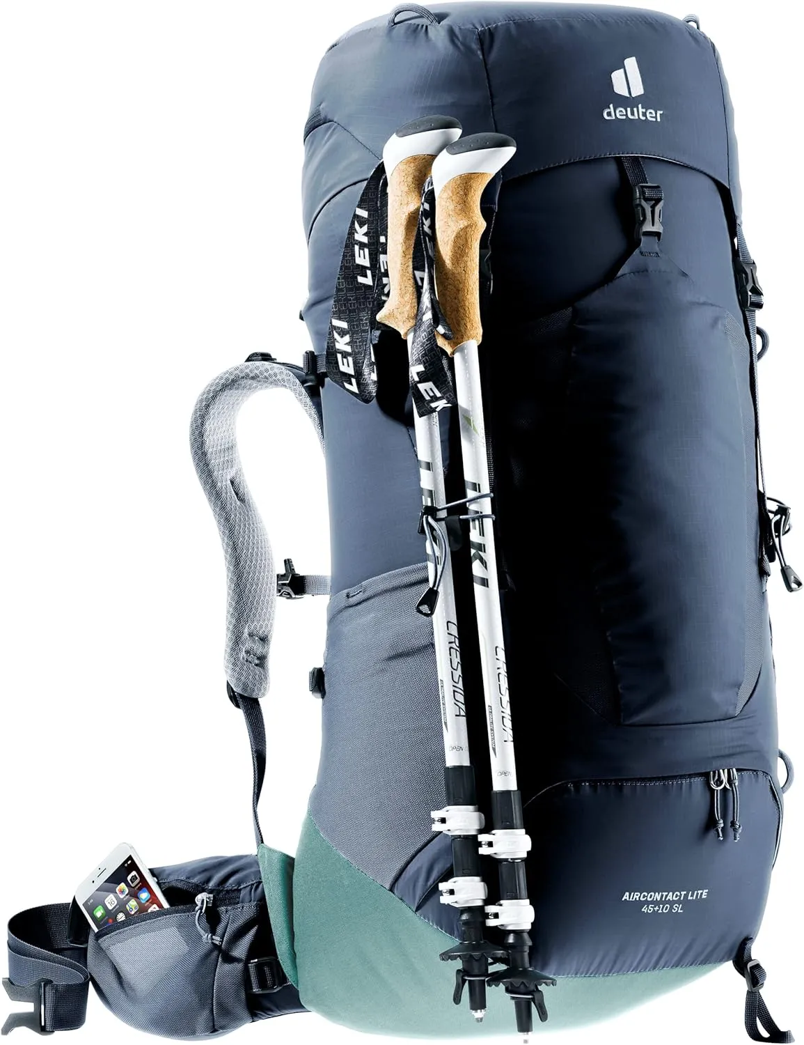 Deuter Women's Aircontact Lite 45 10 SL Backpack for Hiking and Mountaineering
