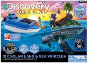 Discovery #Mindblown 1423001071 - DIY Solar Land & Sea Vehicles - Solar Land and Sea Vehicles to Build Yourself - for Children from 6 Years