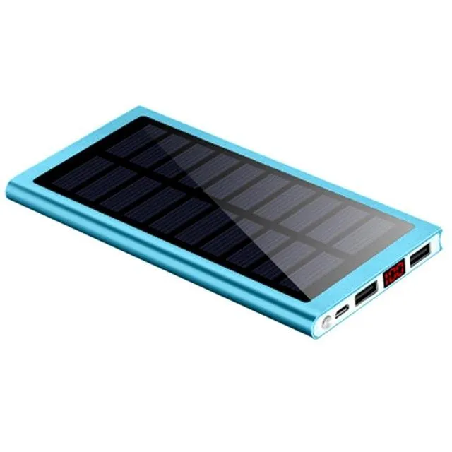 Display DC 5V2A Bank Power Outdoor Power 5V1A Bank Dual Portable General Solar Power 4000mAh USB Digital 200mA