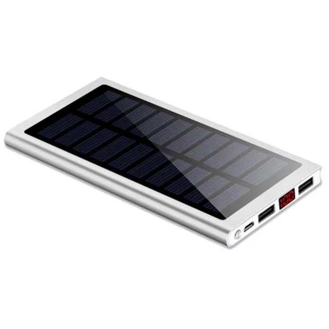 Display DC 5V2A Bank Power Outdoor Power 5V1A Bank Dual Portable General Solar Power 4000mAh USB Digital 200mA