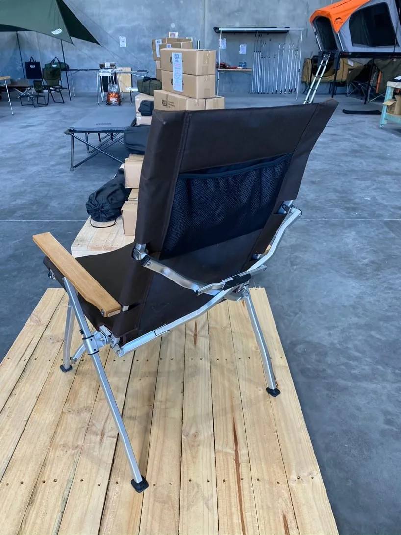 DRIFTA STOCKTON DELUXE RECLINING CAMP CHAIR