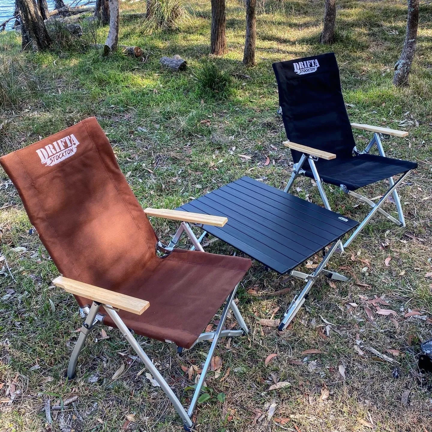 DRIFTA STOCKTON DELUXE RECLINING CAMP CHAIR