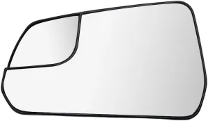 Driver Side Heated Mirror Glass Replacement for Ford Mustang 2015-2020 - Heated Left Mirrors With Backing Plate