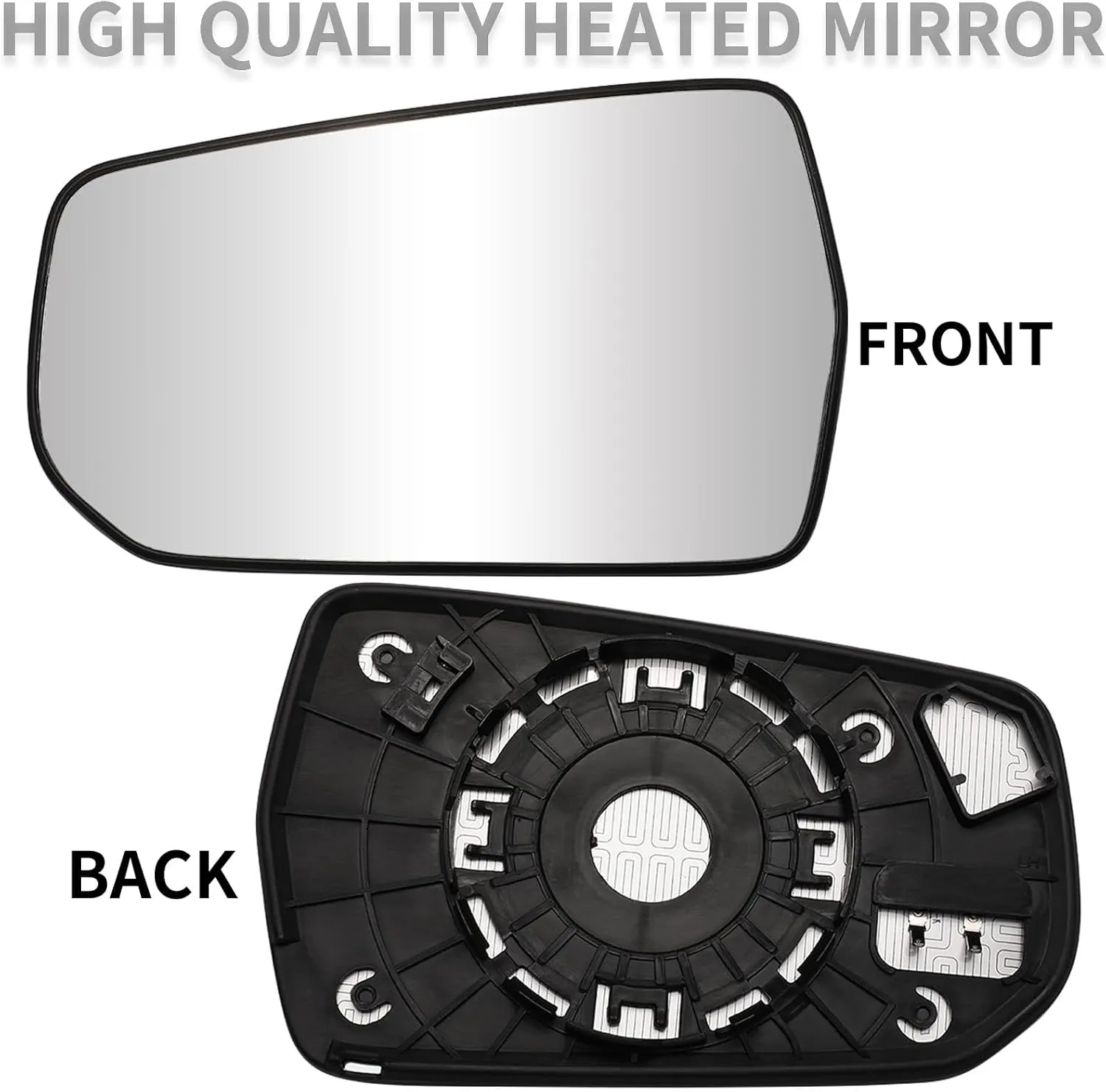 Driver Side Mirror Replacement for Chevrolet Chevy Malibu 2016 2017 2018 2019 2020 2021 - Left Side Mirror Glass, Rear View Mirrors Glass with Power Heated