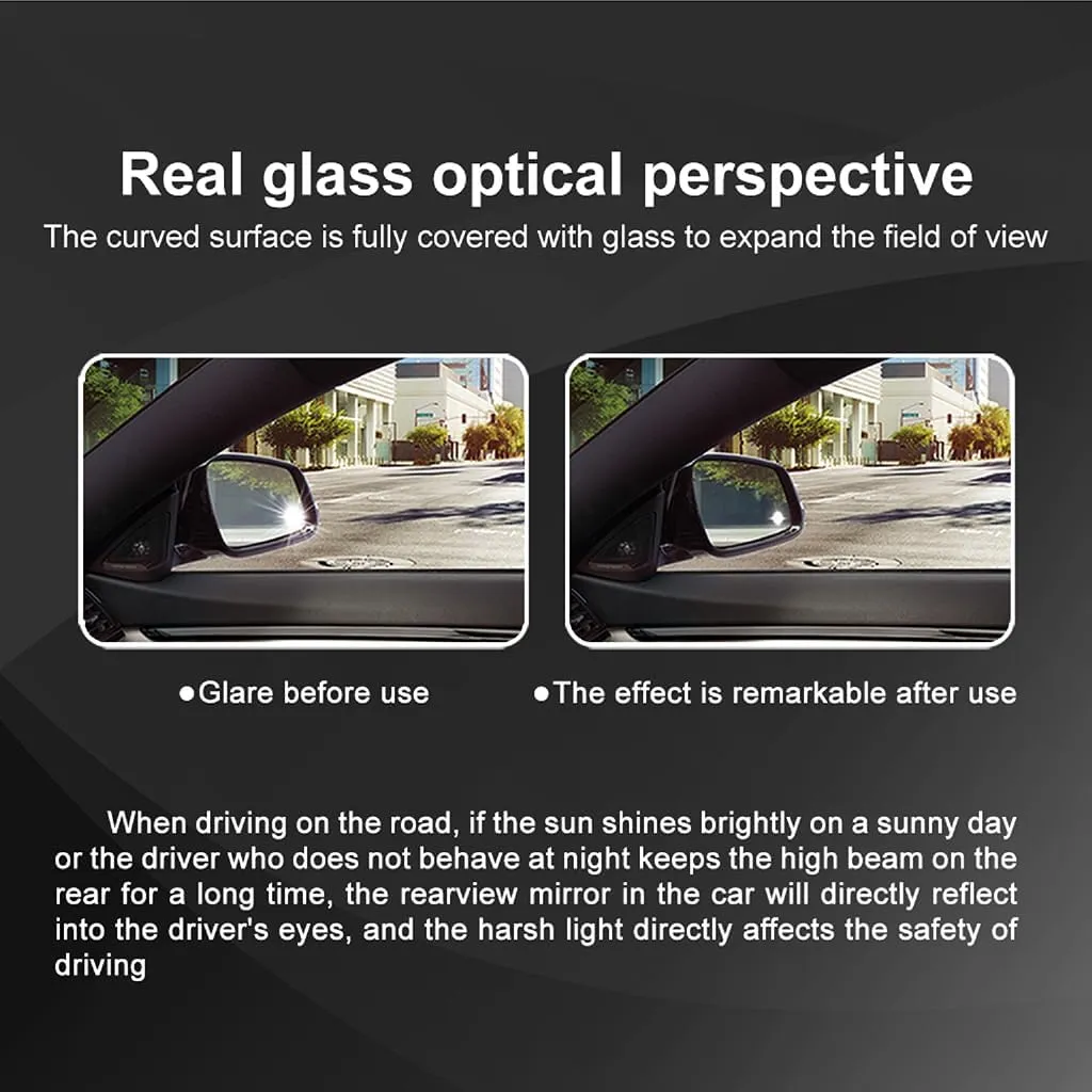 Driver Side Mirror Replacement Glass for Buick Regal 2011-2017, Automotive Exterior Heated Left Side View Mirror Glass for 2011 2012 2013 2014 2015 2016 2017 Buick Regal(SKOUIO 01-S)