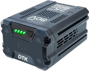 DTK Battery Replacement for Kobalt 80V Max Cordless Power Tool KB 2580-06 KB680-06 KB280-06 2500mAh