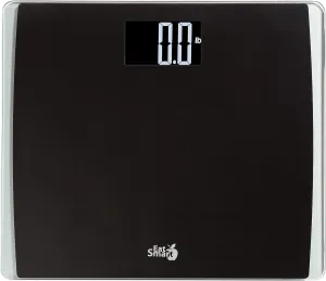 Eat Smart Precision Digital Bathroom Scale, 550 lb High Capacity Scale, Extra Wide Platform, Bath Scale for Body Weight, Black