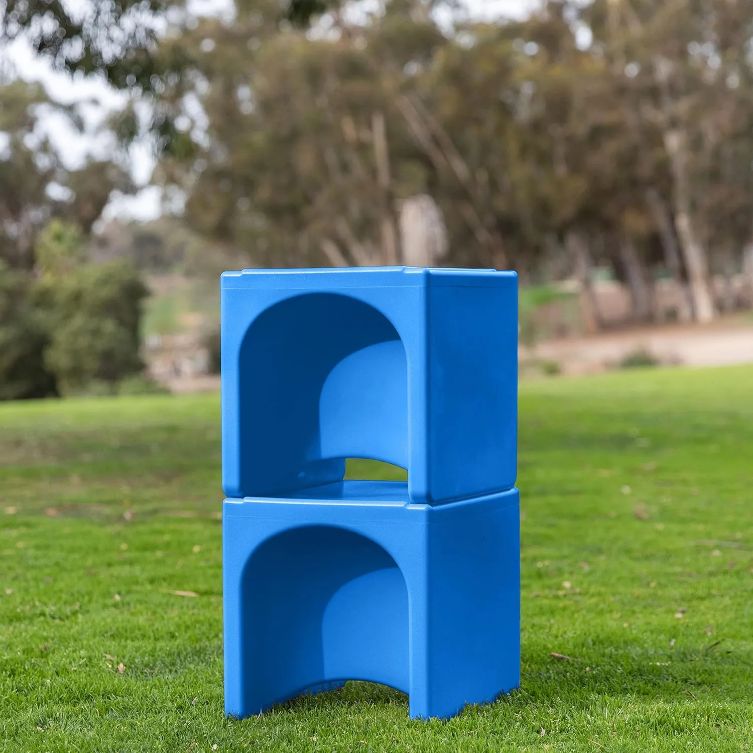ECR4Kids Tri-Me 3-In-1 Cube Chair, Kids Furniture, Blue