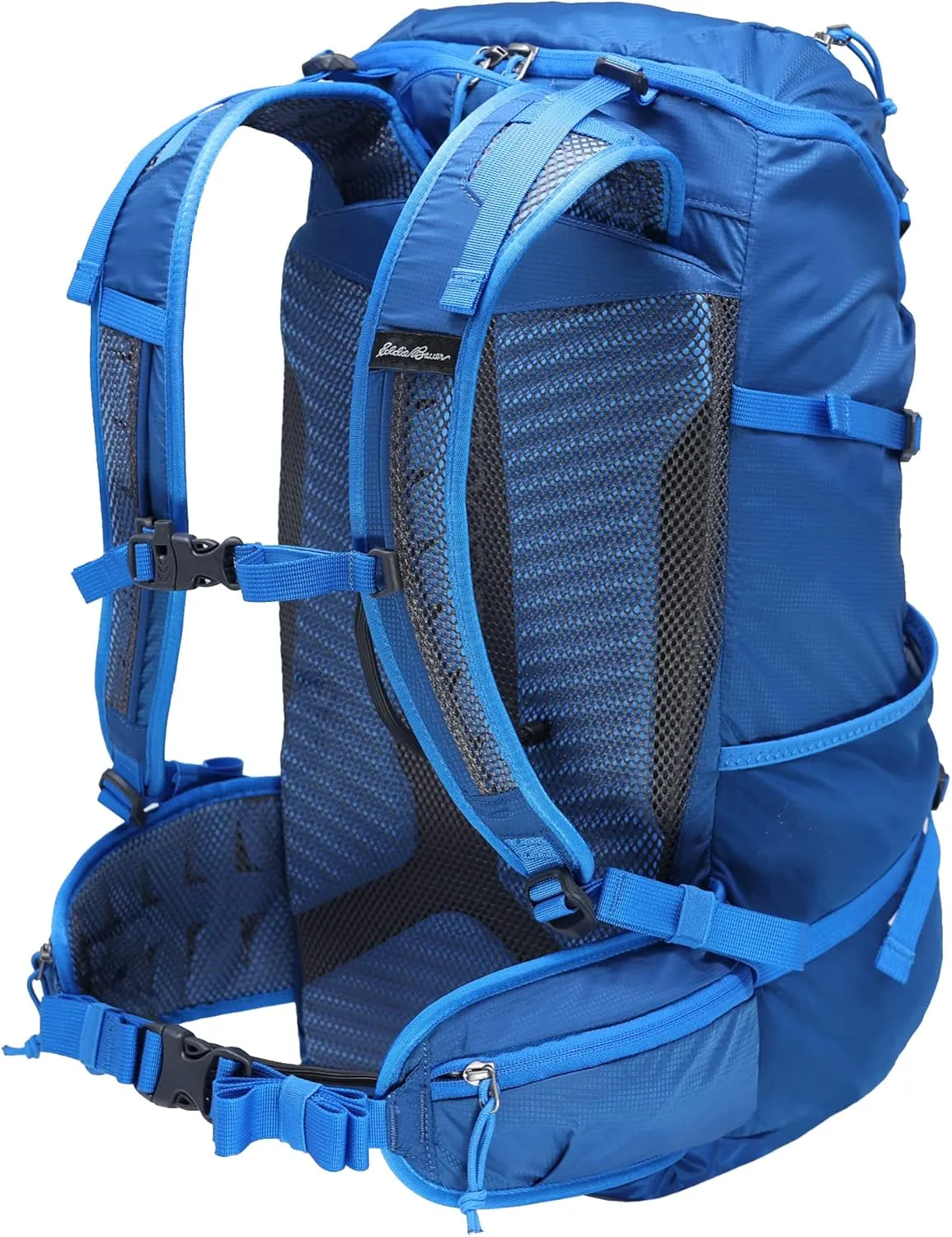 Eddie Bauer Backpack with Organization Compartments and Hydration/Laptop Compatible Sleeve, Adventurer Trail-True Blue, 30L