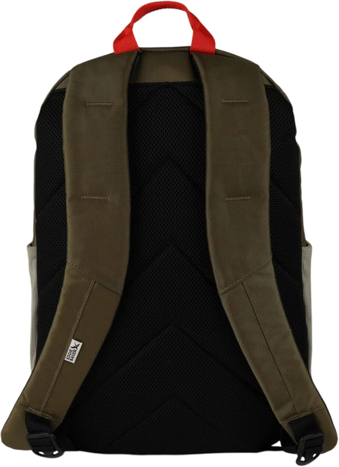 Eddie Bauer Campus Backpack | EDC | Work | Travel | Commuter | Padded Laptop Sleeve | Bottle Pockets | Lightweight | Durable, University-Adler Green, 22L