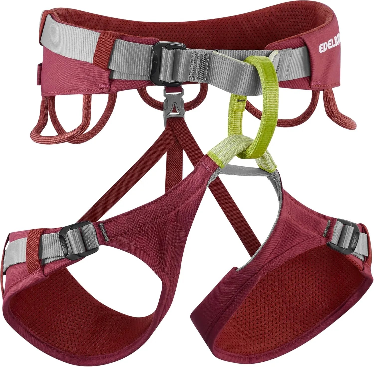 EDELRID Janyne Climbing Harness Small Rhubarb Red