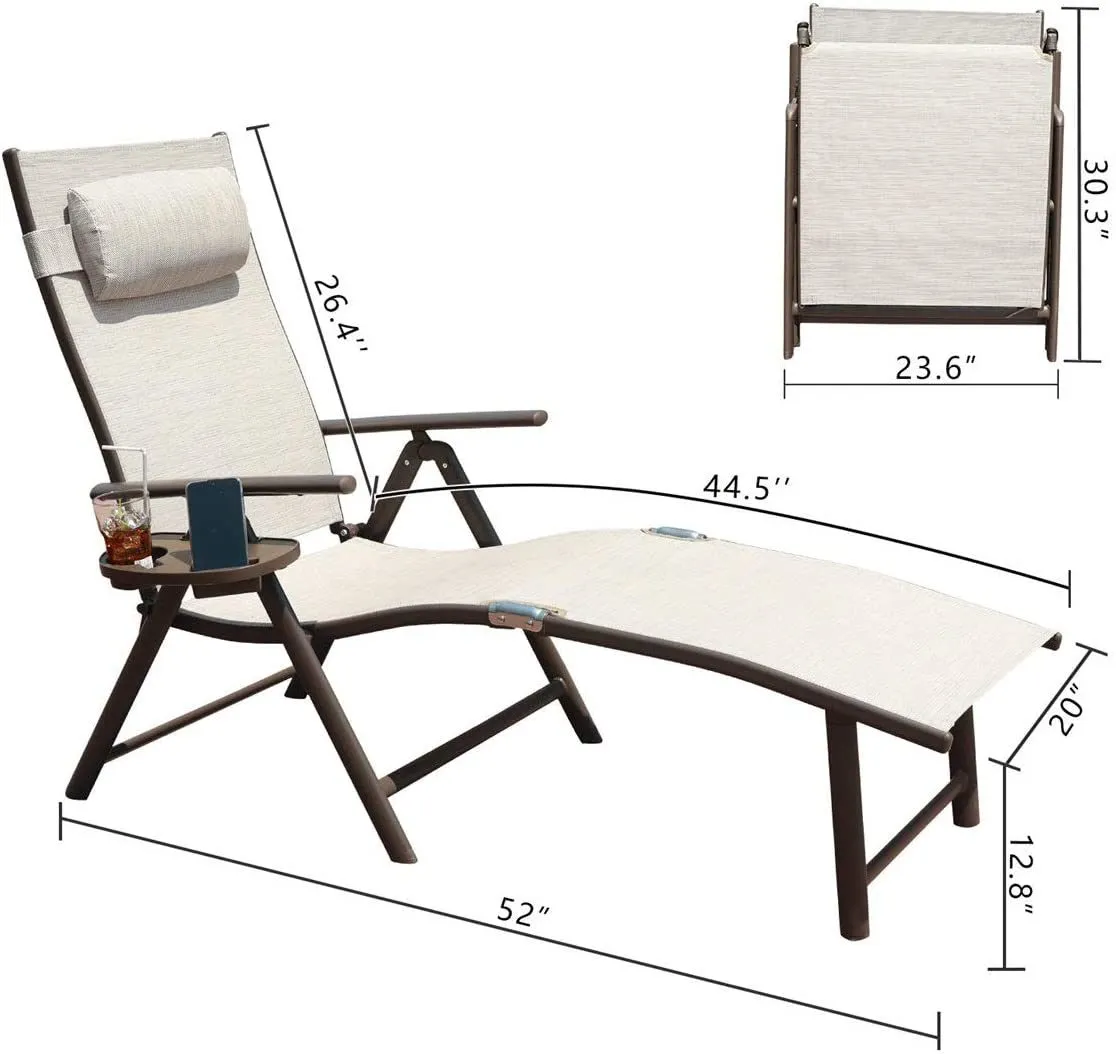 Elegant Adjustable Outdoor Lounge Chairs