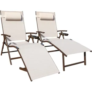 Elegant Adjustable Outdoor Lounge Chairs