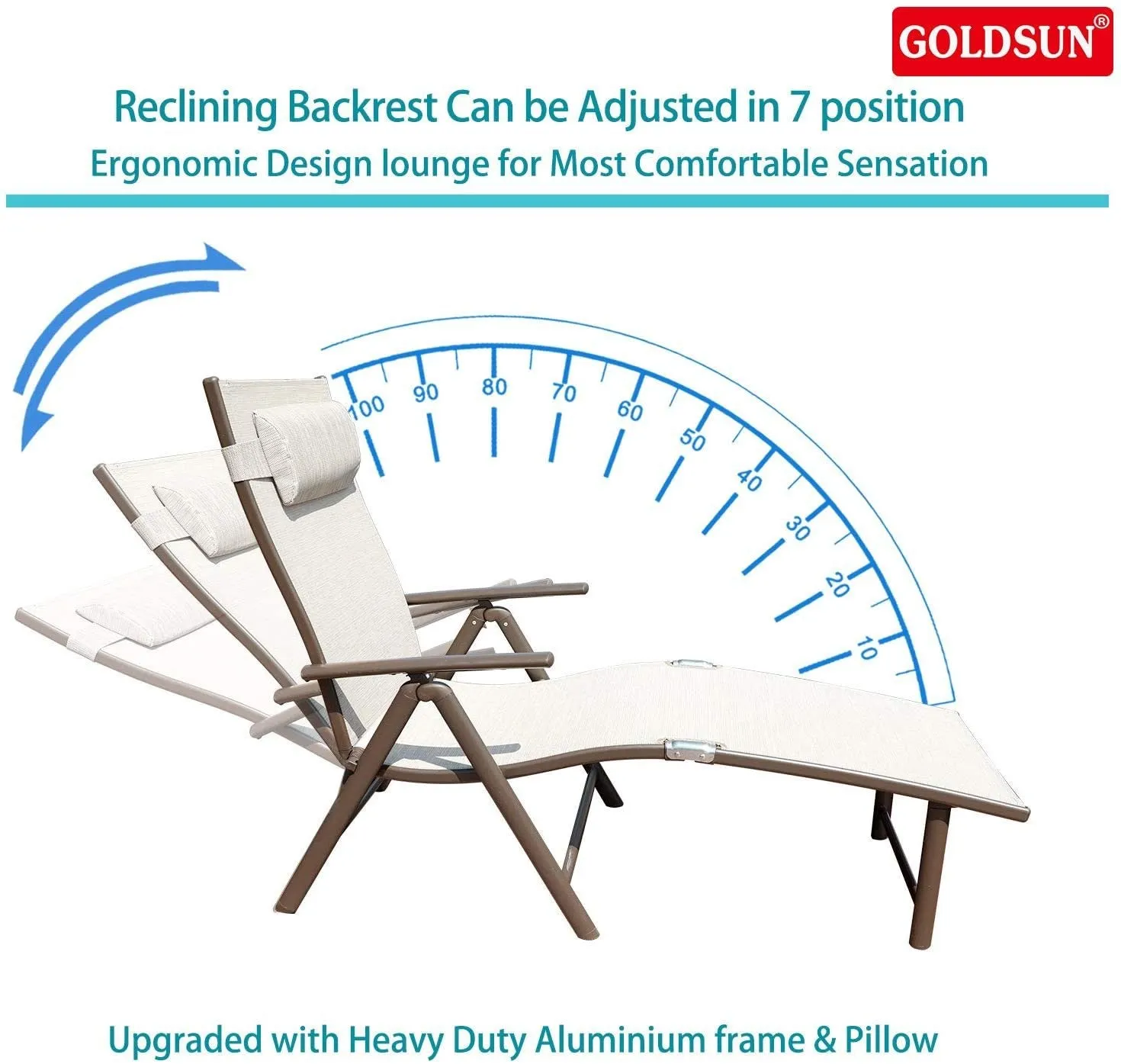 Elegant Adjustable Outdoor Lounge Chairs