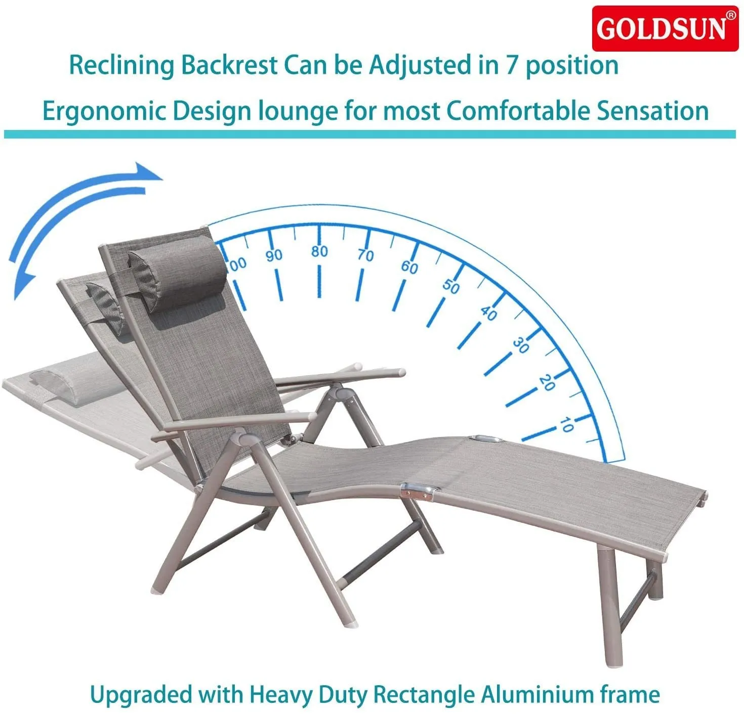 Elegant Adjustable Outdoor Lounge Chairs