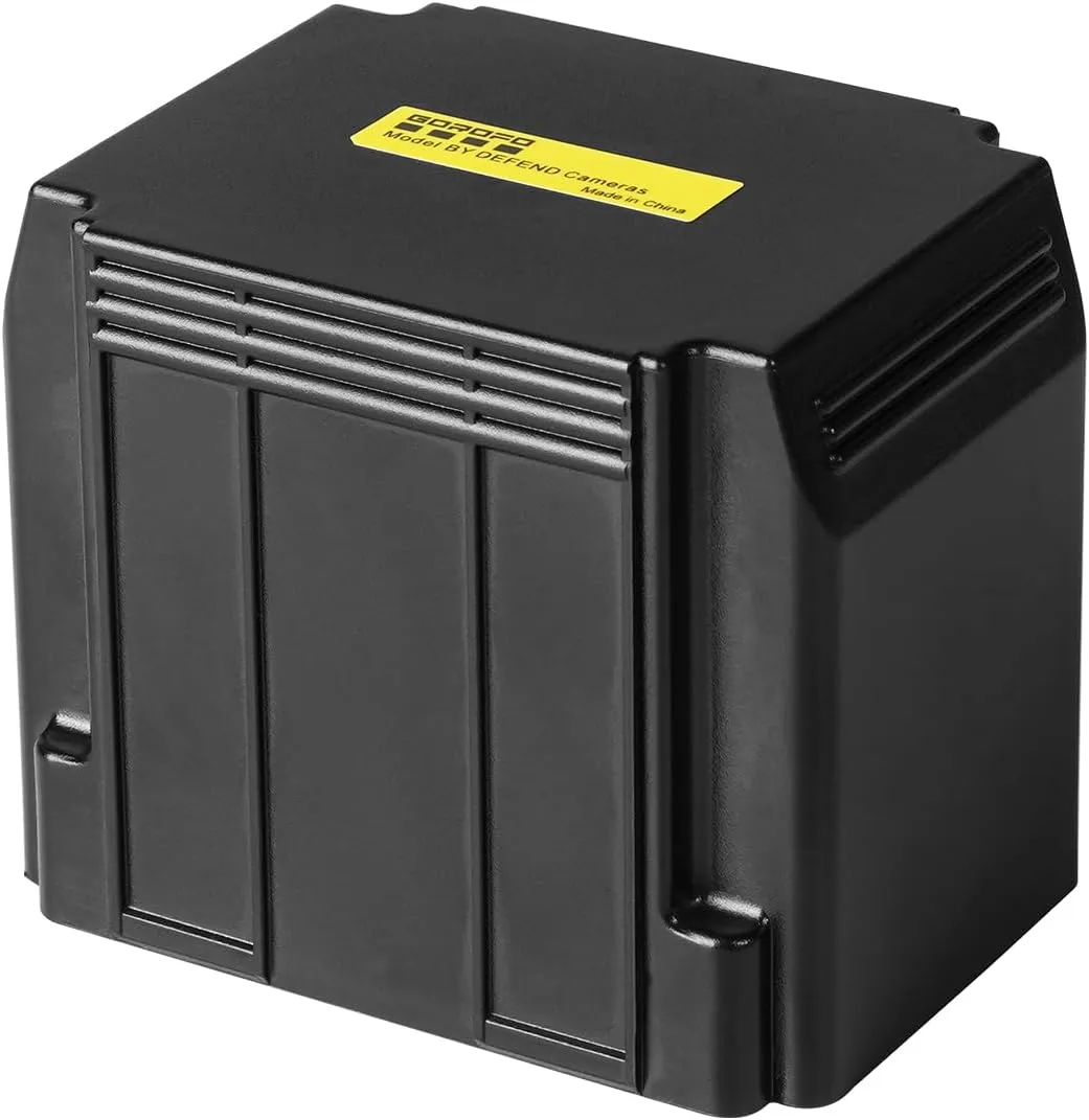EM9 Defend Rechargeable Battery for Cellular Security Camera,Long Lasting Power Solution Compatible with Tactacam Defend Solar Panel Cellular Security Camera 5200mAh