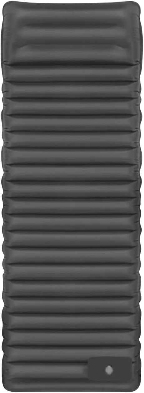 Ergocar Camping Sleeping Pad, Thick -Fledgling Sleeping Pad, Built -in Foot Pump, Lightweight Wild Camp Inflatable Mattress, Waterproof Nylon Fabric, Suitable for Camping, Backpack, Hiking Travel