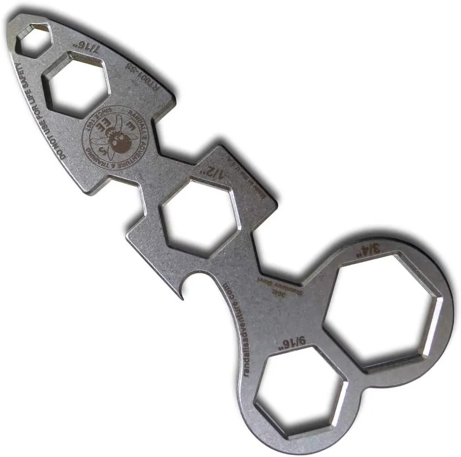 Esee Knives, WRAT Wrench, Stainless Steel, Tumbled Finish