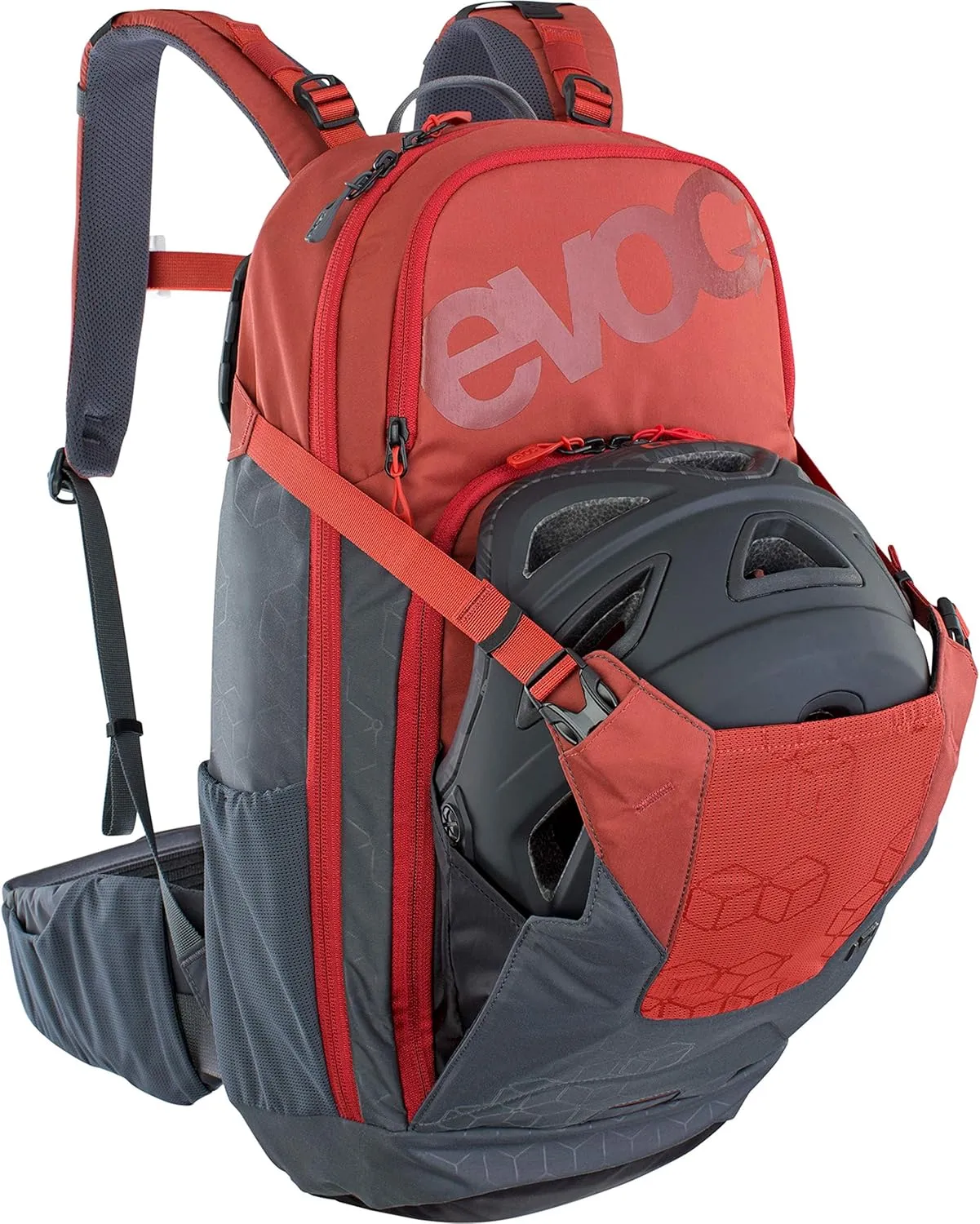 EVOC 100116514-S/M Sports Supply, Chili Red/Carbon Grey, S-M