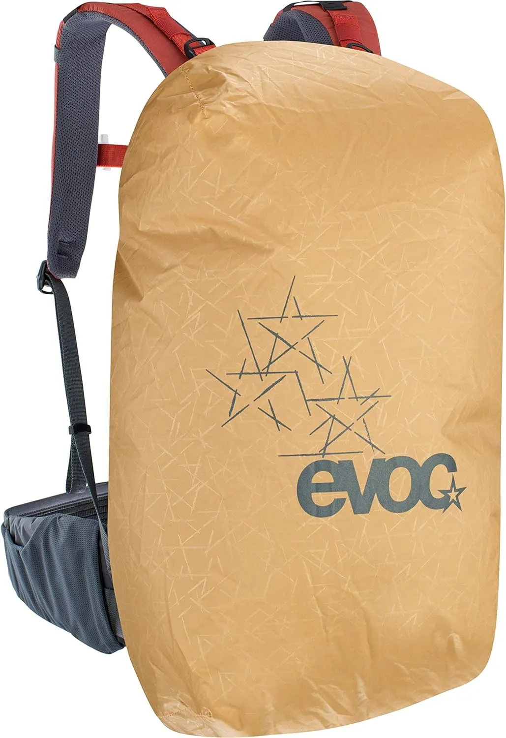 EVOC 100116514-S/M Sports Supply, Chili Red/Carbon Grey, S-M