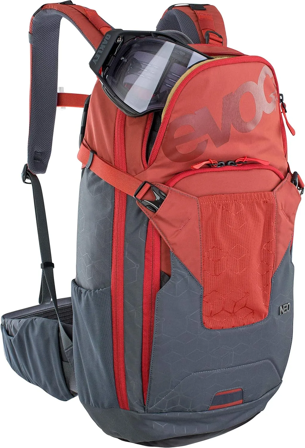 EVOC 100116514-S/M Sports Supply, Chili Red/Carbon Grey, S-M