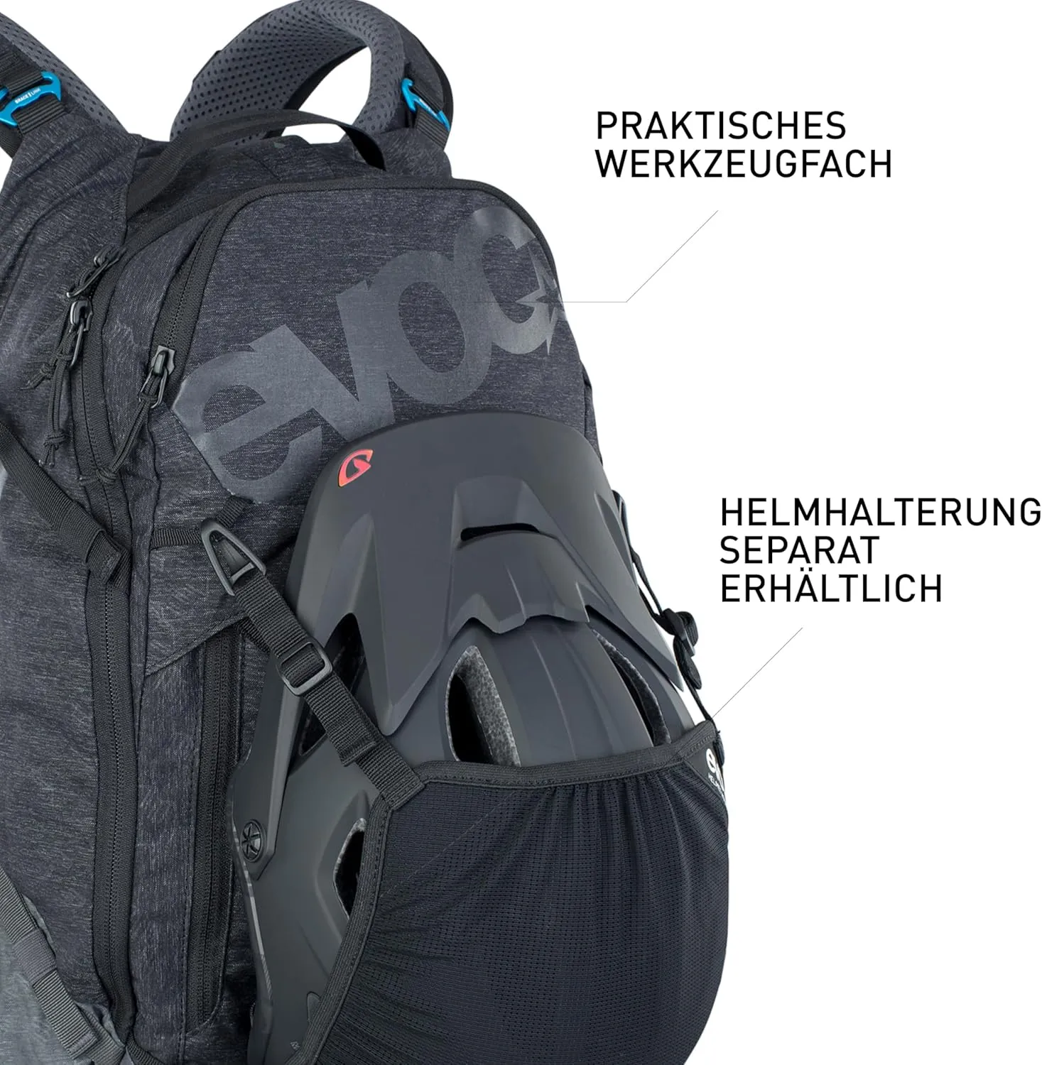 EVOC Rucksack Backpacks, Black/Carbon Grey, Small-Medium-26L