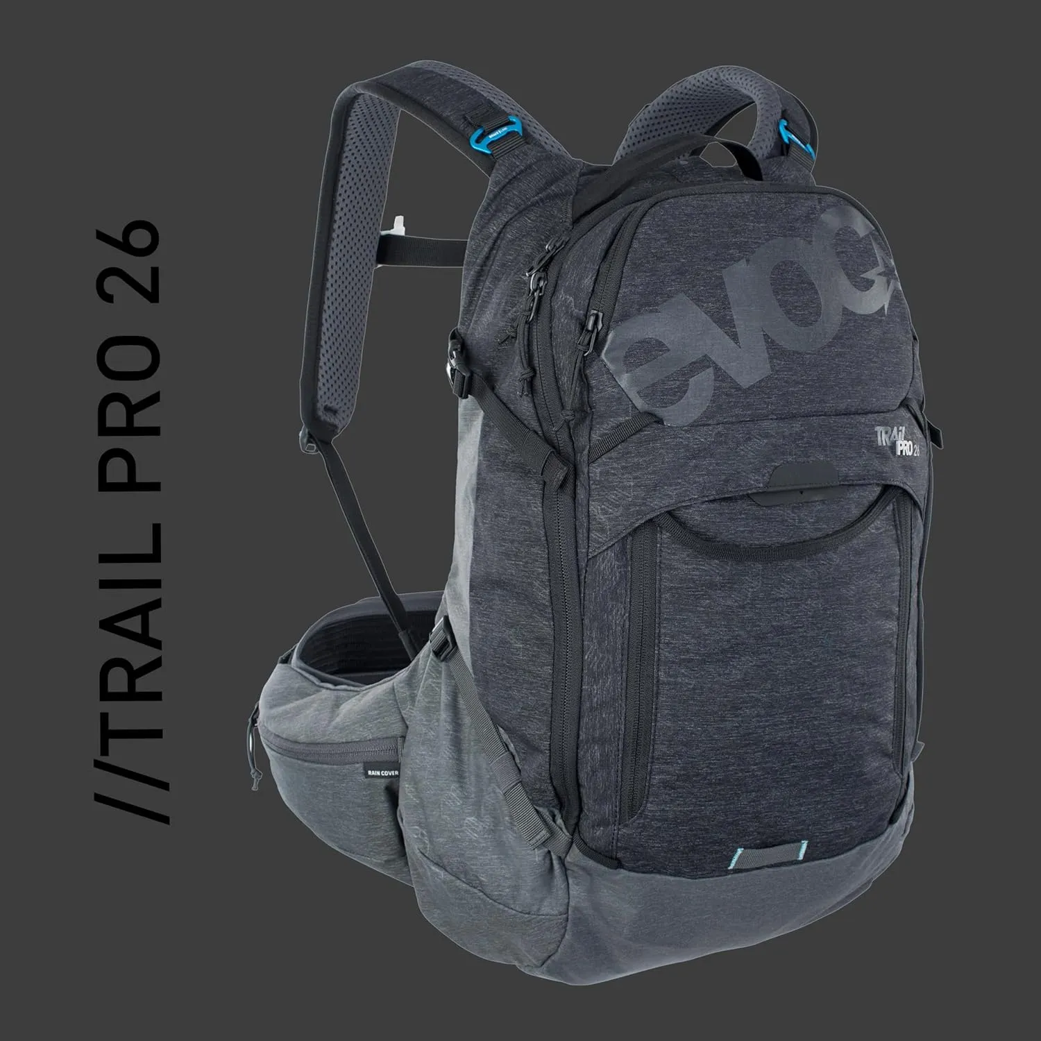 EVOC Rucksack Backpacks, Black/Carbon Grey, Small-Medium-26L