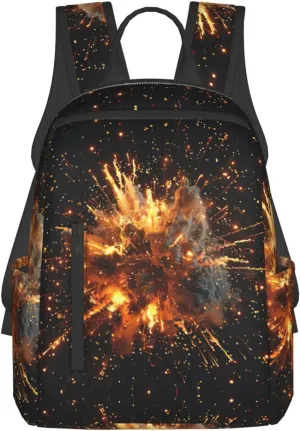 Explosion Firework 3d Lightweight Outdoor Backpack Functional Bag For Travel Work And Hiking Backpack For Men