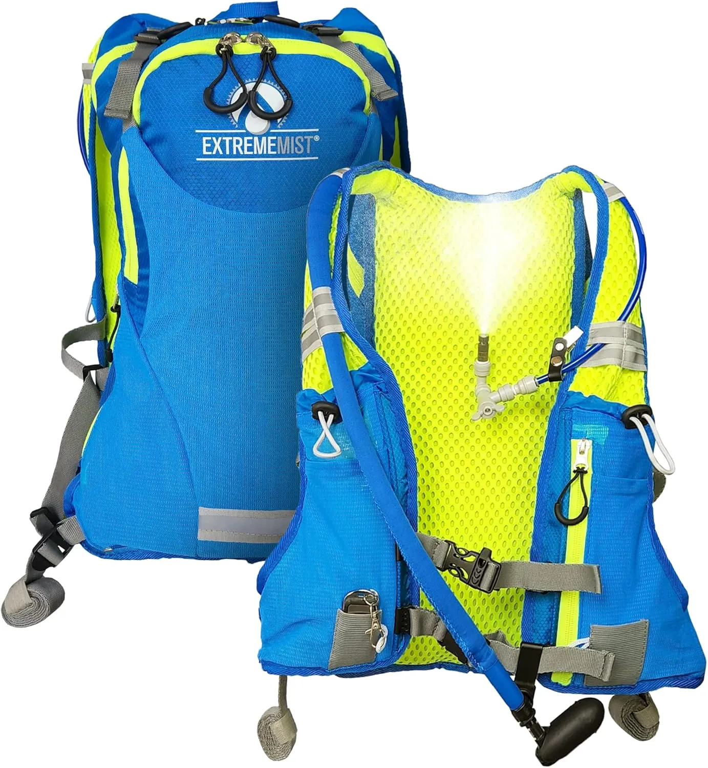 ExtremeMist 2 Liter Misting Hydration Backpack – Personal Water Mister & Drinking Backpack | 2 Liter Water Reservoir | Keep Cool & Hydrated for Hiking, Cycling, Running, Climbing, & Biking