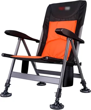 Fishing Chair Fishing Recliner Chair Folding Recliner Chair with Removable Cushion Camping Beach Fishing Chair Outdoor Folding Chair